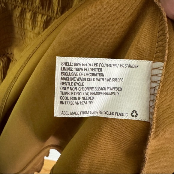 WILD FABLE Cognac Ruffle Tiered Skater Dress - Picture 10 of 11